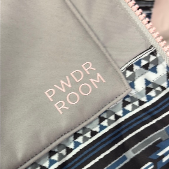 PWDR Room pink/grey/blue ski/snowboarding jacket - Picture 11 of 12